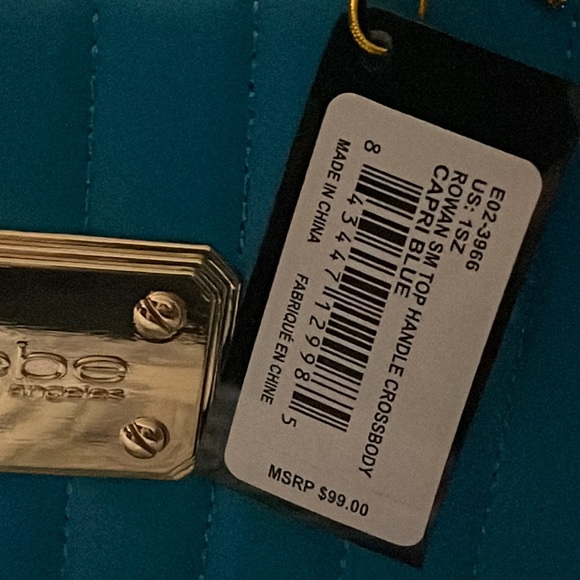 Brand New Bebe Rowan Top Handle Crossbody - Picture 12 of 13